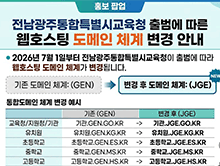 누리집 주소 변경 안내